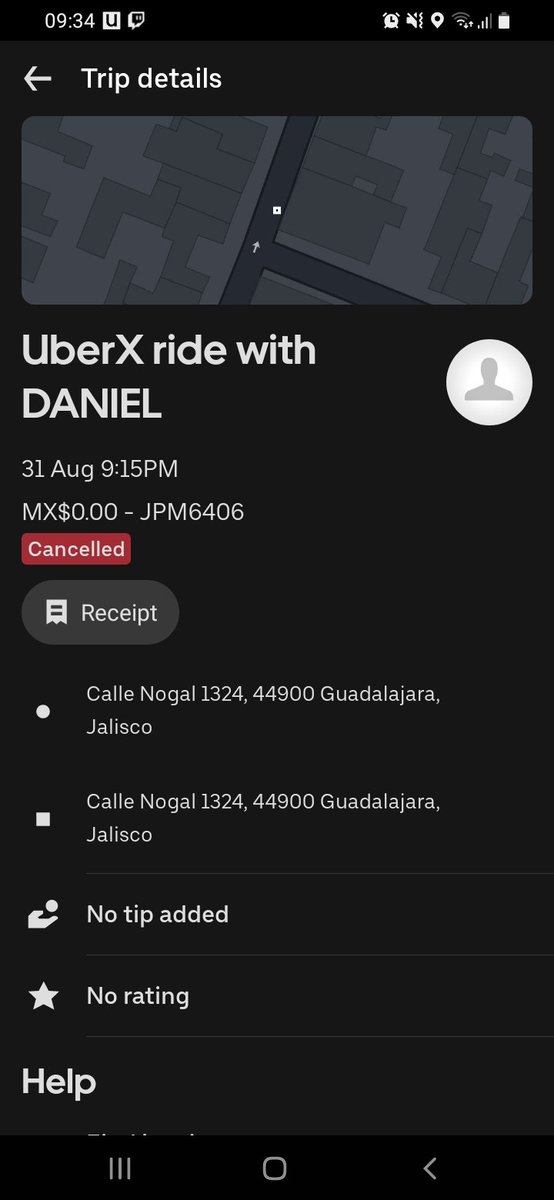 LEOKing_94's tweet photo. @Uber_MEX por favor les pido que me devuelvan el dinero de este viaje, un viaje que no se hizo. Ya es la segunda vez que me hacen esto. Su aplicación no deja generar ningún recibo. Esto es el colmo. Y para que vean que no miento, ahí está todo lo que no me han devuelto https://t.co/kHFebZXYlJ