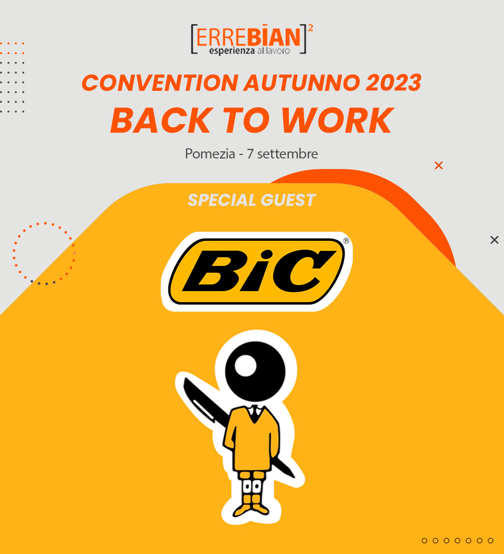 ErrebianSpa's tweet photo. -2 della nostra Convention #Errebian Autunno 2023 - Back to Work
Tra gli special guest sarà presente anche BIC, che ci presenterà tante idee colorate, personalizzabili e soprattutto sostenibili.
#backtoerrebian #backtowork #1annodinoi #agenti2023 https://t.co/iNad02eIdl