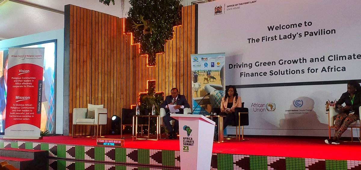 #Climatechange fuels global conflicts, putting marginalized genders at risk. A multi-sectoral framework is needed to systematically reduce #climateconflict-related violence &amp; promote multistakeholder dialogue as an effective tool for action.
<a href="/acrl_rfp/">African Council of Religious Leaders</a> calls for #ClimateActionNow