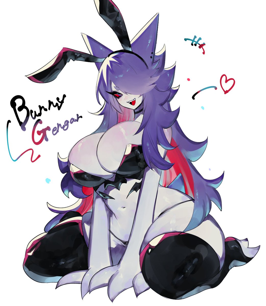 Bunny Gengar💜❤🖤