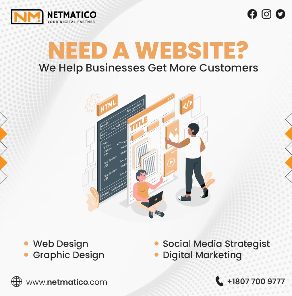 netmatico's tweet photo. Diving into the world of Web development with NetMaticO! π»β¨ #WebDevelopment #NetMaticO #CodeCrafting #DigitalInnovation #WebDevelopmentWonders #WebDevelopmentservicestoronto #WebDevelopmentexperts https://t.co/zqRwpkkZqs