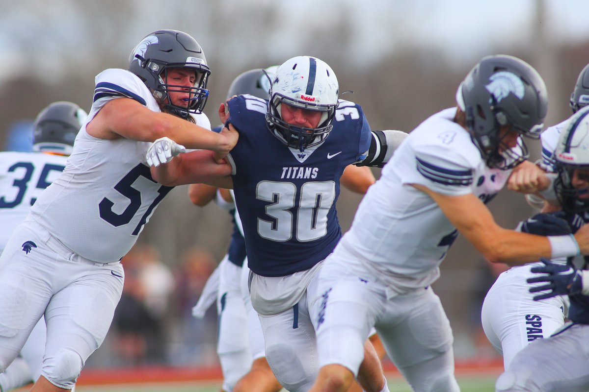 Congrats to defensive lineman Carter Chinn, the <a href="/WC_Titans/">Westminster Titans</a> nominee for the 2023 #CampbellTrophy! ⚔️#EARNYOURSWORD | #TITANUP