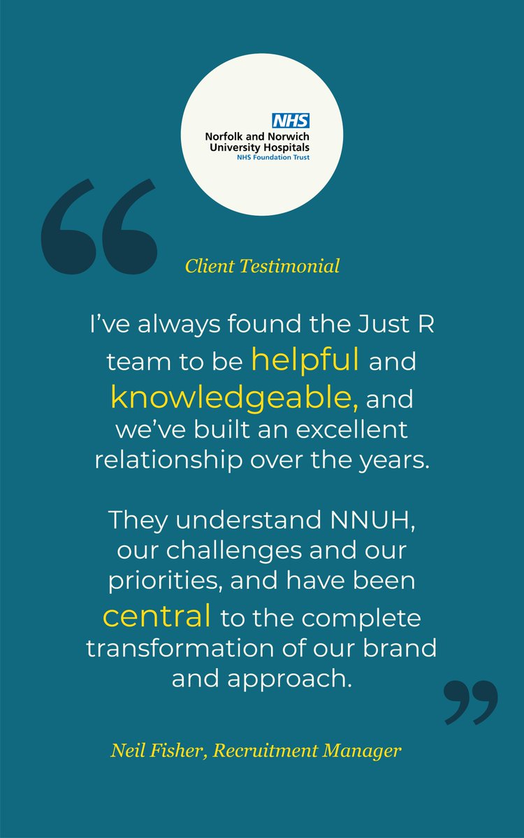 Just R Ltd (@wearejustr) on Twitter photo We supported <a href="/NNUH/">Norfolk and Norwich University Hospitals</a> to hire 19 specialist nurses in just 3 months by utilising employer brand and digital attraction strategies.
Read more here → just-r.com/case-studies/f… We supported <a href="/NNUH/">Norfolk and Norwich University Hospitals</a> to hire 19 specialist nurses in just 3 months by utilising employer brand and digital attraction strategies.
Read more here → just-r.com/case-studies/f…