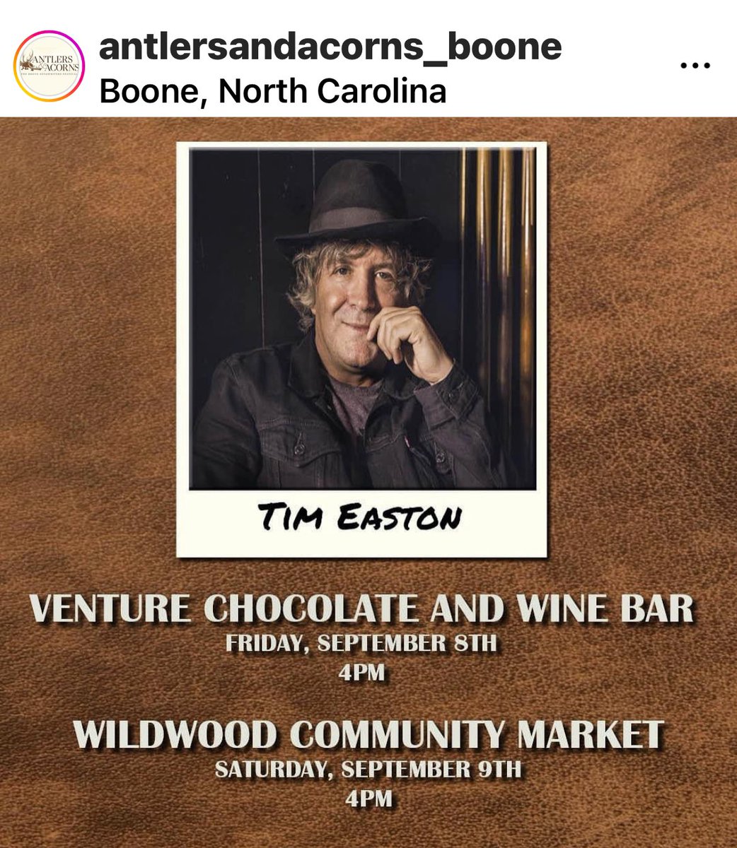 Headed to the mountains of Boone, NC for a #songwriter festival this weekend.