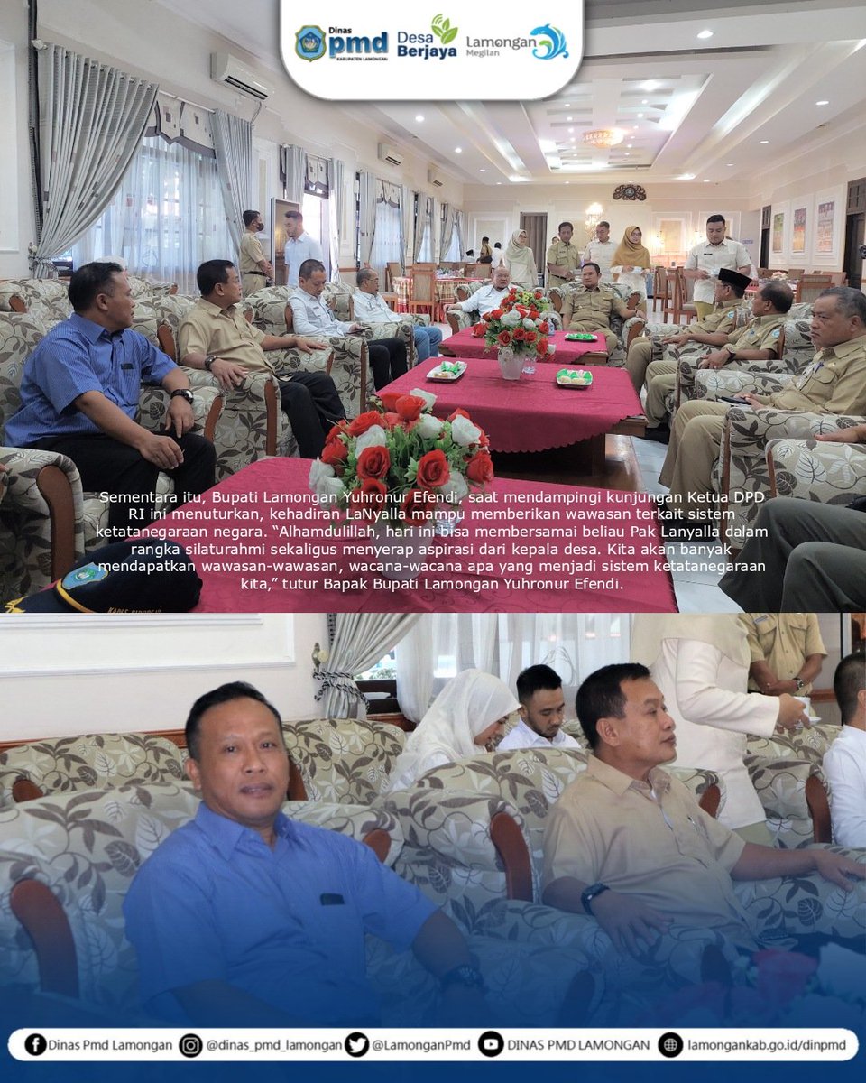 LamonganPmd's tweet photo. USUNG TEMA “KOREKSI SISTEM BERNEGARA INDONESIA UNTUK MEMBANGUN KETAHANAN DARI DESA” - KUNJUNGAN KERJA KETUA DPD RI SERAP ASPIRASI DI KABUPATEN LAMONGAN

https://t.co/yDRDcCCSKD https://t.co/8OdIGnDs37