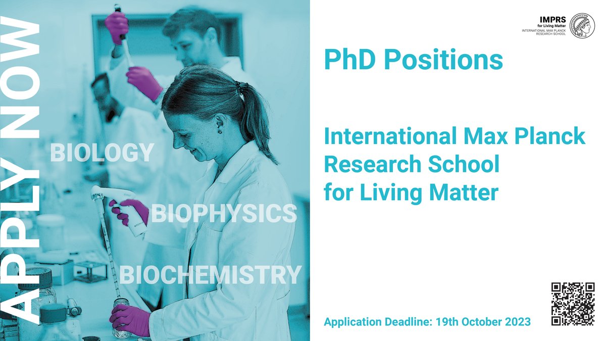 IMPRS for Living Matter tweet media