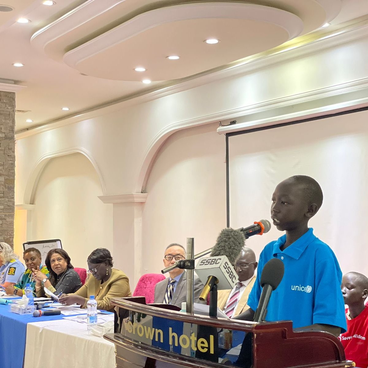 Collective action is needed to #protectchildren. At Today's National Conference on Protection of Children against Sexual Violence, @SouthSudanGov, @unmissmedia & @unicefssudan come together to discuss joint efforts to ensure a safe & secure future for children in #SouthSudan.