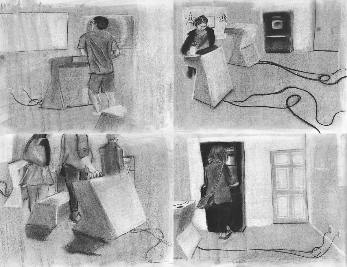 We have hand-drawn documentation of the "Hand-Drawn Games" show. 
Thank you for coming out last Friday!

Drawings by Malayah Reynolds.