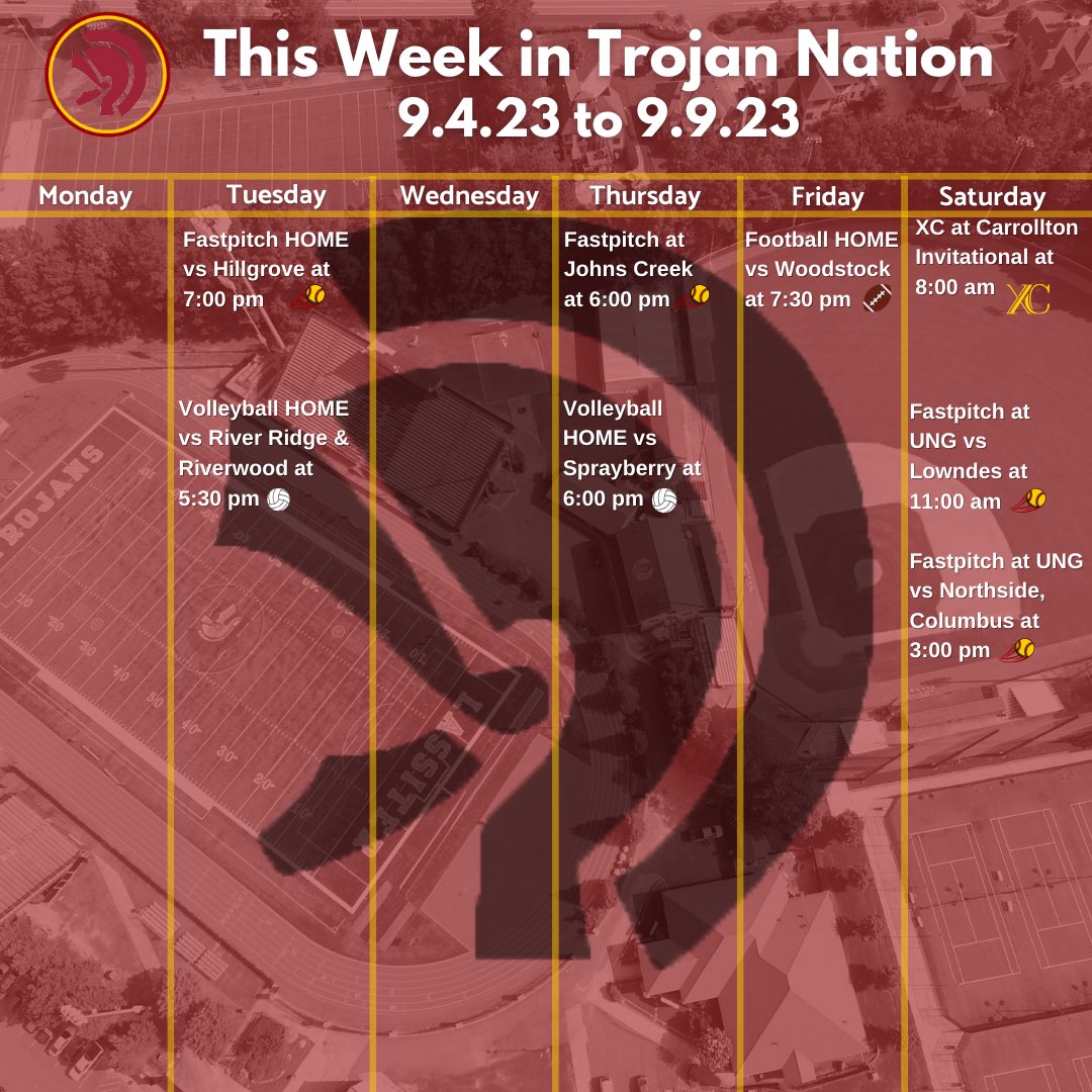 LassiterSports's tweet photo. Trojans Nation This Week!! #t4l #fillthefrank #gotrojans @FbLassiter @LassiterVB @LassiterFastpi1 https://t.co/1kupLcbgTe