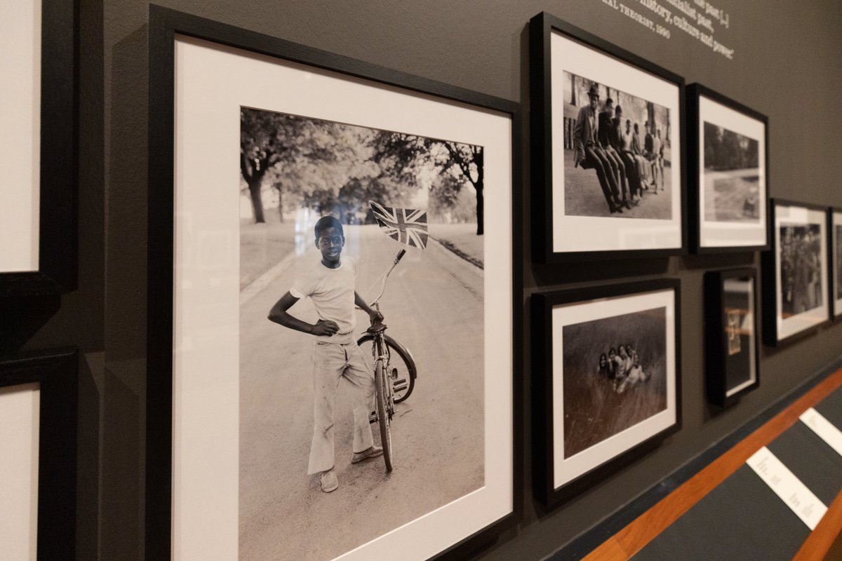 V_and_A's tweet photo. Have you seen our new display ‘Between Two Worlds’? ✨

Discover the photographic work of artist @vanleyburke, the godfather of Black British photography - and his response to 18th century Jamaican scholar and writer, Francis Williams: https://t.co/og6mpHpK4c📸