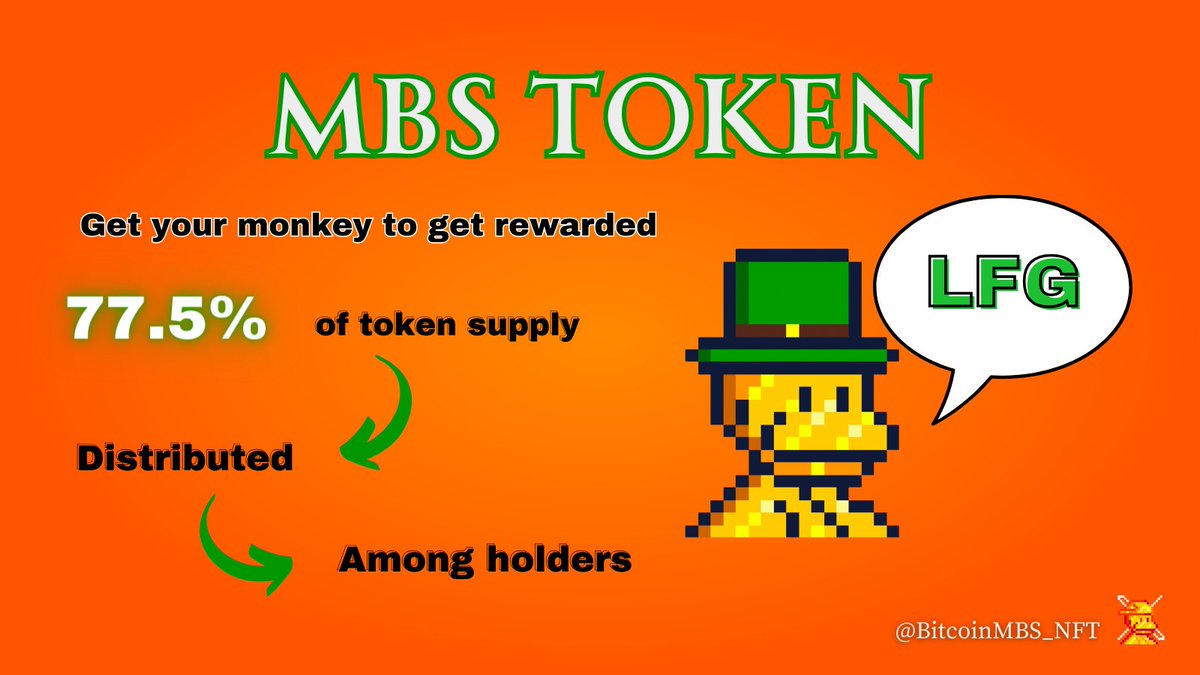 BitcoinMBS_NFT's tweet photo. Main NFT collection: supply 100🐒

Minted 10 out of 100💯

Each NFT will be rewarded with MBS tokens✅

The first 20 will be the most rewarded🔥

And you? Do you already have your 1/1 monkey?👀

#BitcoinMBS $MBS #Stamps #SRC20 #BTC