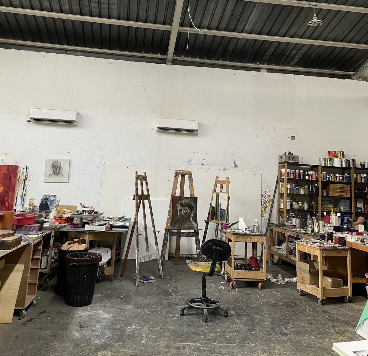 Studio View!

#art #artist #painter #artwork #studio 
#studioview #painting