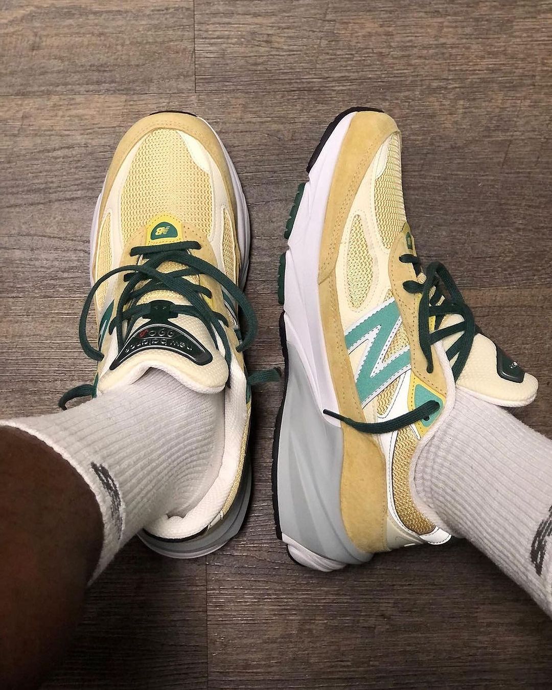 New balance clearance x90 reconstructed yellow