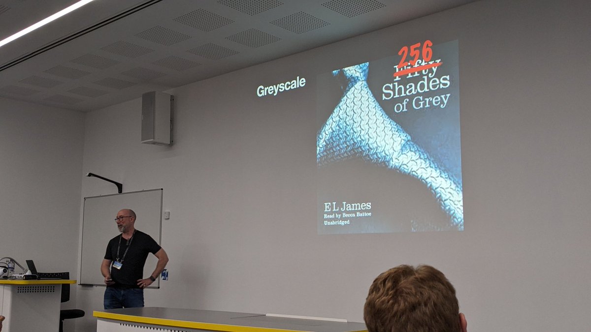 abitofcode's tweet image. 256 shades of grey at #iosdevuk courtesy of @MrBananas