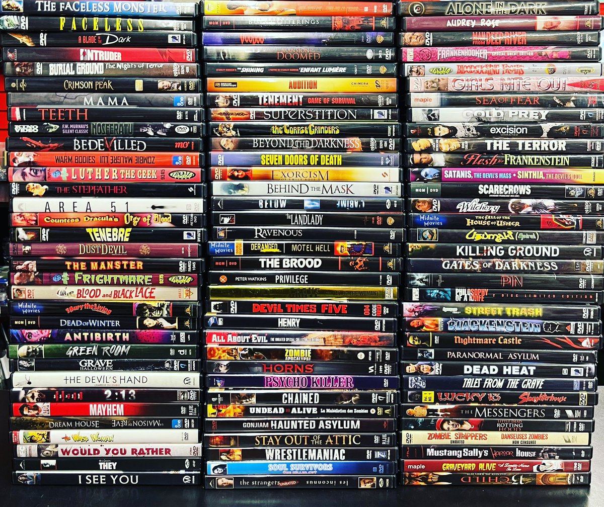 OddsSodsShoppe's tweet photo. The Horror ๐
โฌ๏ธ
Available in-store or online at https://t.co/DjbOvqB8cX
#useddvds
#horrordvd https://t.co/SYzlnRVNh3