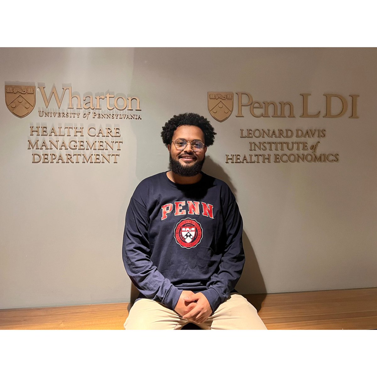 Robel__Tesfay's tweet photo. I'm thrilled to announce that I've begun a PhD program in Healthcare Management and Economics at the #Wharton School of the University of Pennsylvania. I've also been honored as a Penn Presidential Fellow, receiving generous funding for my research. https://t.co/GLo7JkW4tO