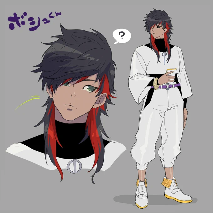 ぼしゅくん私服シンプルなのが似合いそう 