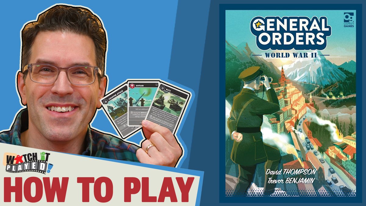 The enemy is pushing the front line and your expertise is needed! <a href="/djackthompson/">David Thompson 🇺🇦 🎗️ 💚</a> and <a href="/trevormbenjamin/">Trevor Benjamin</a> are back with a small boxed, two player game from <a href="/OspreyGames/">Osprey Games 🎲</a> that will test your wits (but not your table space)! Join me, and let's learn how to play! youtube.com/watch?v=itGDhJ…