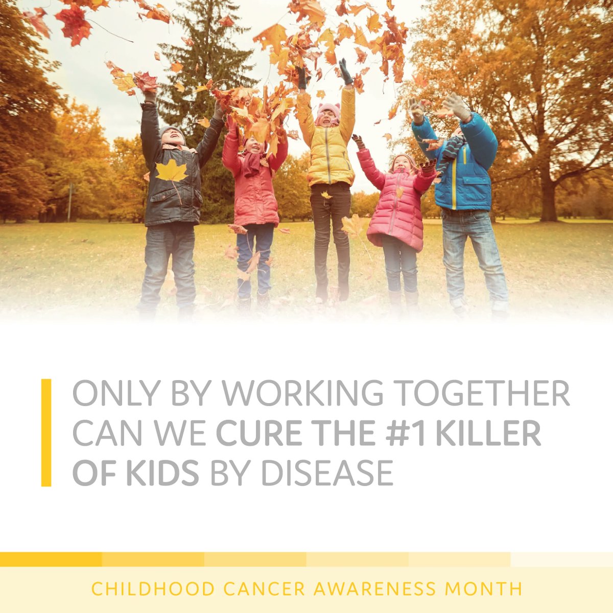 🎗️ September is Childhood Cancer Awareness Month—a time to stand united against the #1 killer of kids by disease. Together, we're working toward a future where children no longer have to suffer because of a brain tumor diagnosis. Let's #endchildhoodcancer.

#wearecbtn