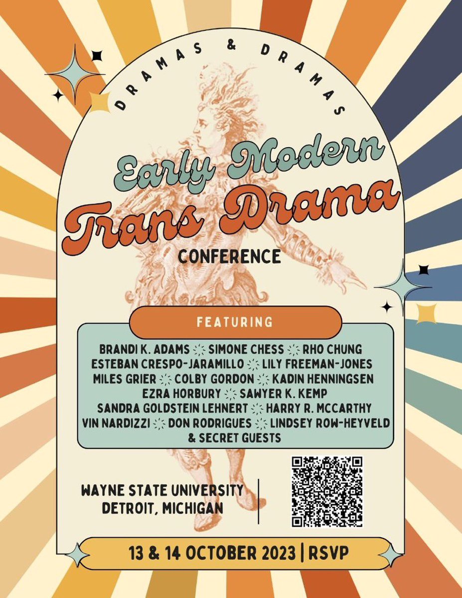 professor_chess's tweet image. How amazing to get to collaborate with @HamletHologram and bring #EmoTrans drama to the Midwest by hosting this star-studded symposium here at @waynestate in Detroit. Maybe you want to attend?