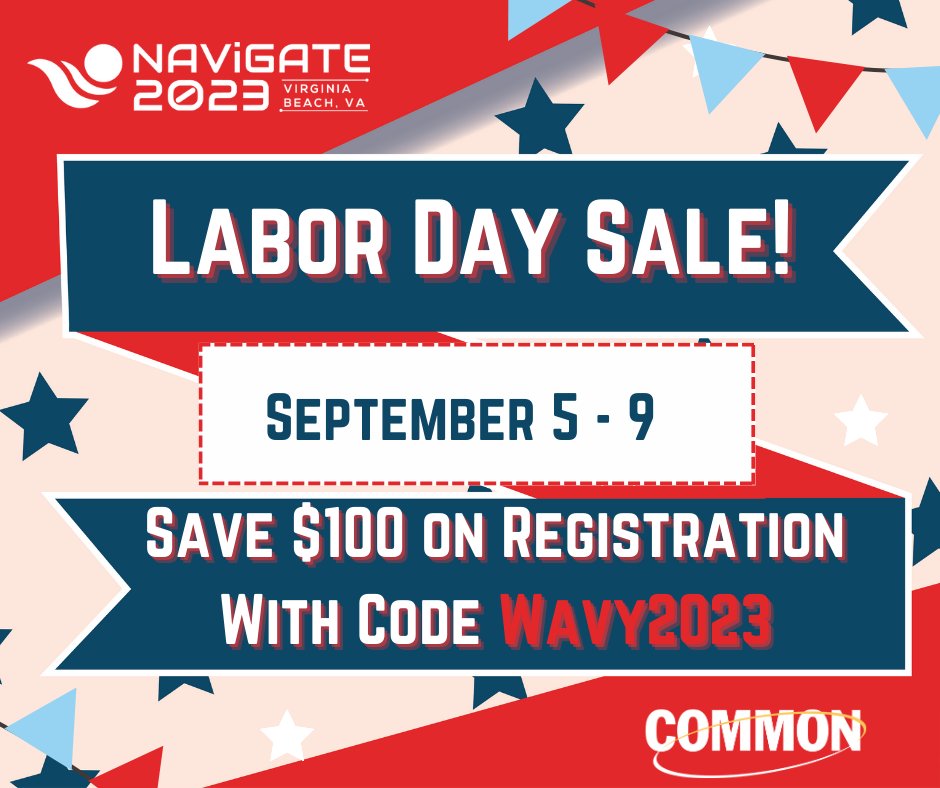 Join us in Virginia Beach for NAViGATE 2023 to unlock your potential! Use code WAVY2023 to save $100 when registering this week 🏖️