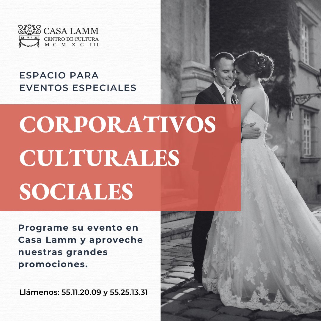 ¿Estás buscando un lugar para realizar un evento?

Casa Lamm abre sus puertas para tus eventos. Aprovecha nuestro plan de promociones.

¿Necesitas más información? Déjanos tus datos y nos comunicaremos contigo. 

#EventosLamm #CDMX #Eventos #México #SalaDeEventos