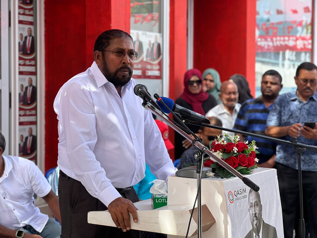 VOTE CANDIDATE NO. 5
Qaumee candidate <a href="/qasimibrahim/">Qasim Ibrahim</a> 
#HaaskandaalaaHamajeheyne 
#QasimAmeen2023 

<a href="/ameenmaldives/">Dr Ameen Ibrahim</a> <a href="/ali20waheed/">Ali Waheed</a> <a href="/ilhammaldives/">Ilham Ahmed</a> <a href="/ammadaysaud/">Ahmed Saud</a> <a href="/DrWaheedH/">Mohamed Waheed</a> <a href="/Ali__Arif/">Ali Arif</a> <a href="/riyaz_rasheed/">Riyaz Rasheed</a> <a href="/ahmed_nihan/">Ahmed Nihan</a> <a href="/Aneesa_Saeedh/">@Anee</a> <a href="/Faru_Fuvahmulah/">ʄąŗʑąŋą ʂąɛɛɖ</a> <a href="/WahydAmmu/">AmMu WaHyd 🇲🇻❤️🇵🇸</a> <a href="/FazylAli/">Fazeel Ali 🇲🇻🇵🇸</a> <a href="/M_Adhuham/">ᗰᝪᕼᗩᗰᗴᗞ ᗩᗞᕼᑌᕼᗩᗰ</a>