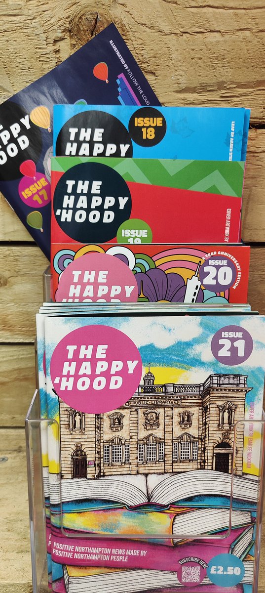 The newest @TheHappyHoodNN zine has just landed with us 📖 Come and grab your copy or even back copies of the happiest zine in town #SupportingLocal #SupportLocal #TheHappyHood #NTown #LiftNN #NotForProfit #CommunityProject #GoodNews