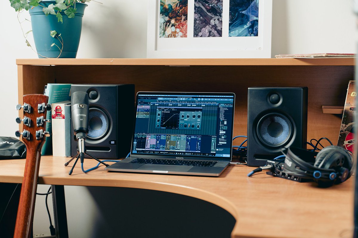 Interface, monitors and more (oh my). This AudioBox USB 96 Studio Ultimate Bundle comes with everything you need to track your next release. Check it out: bit.ly/45VwdxO