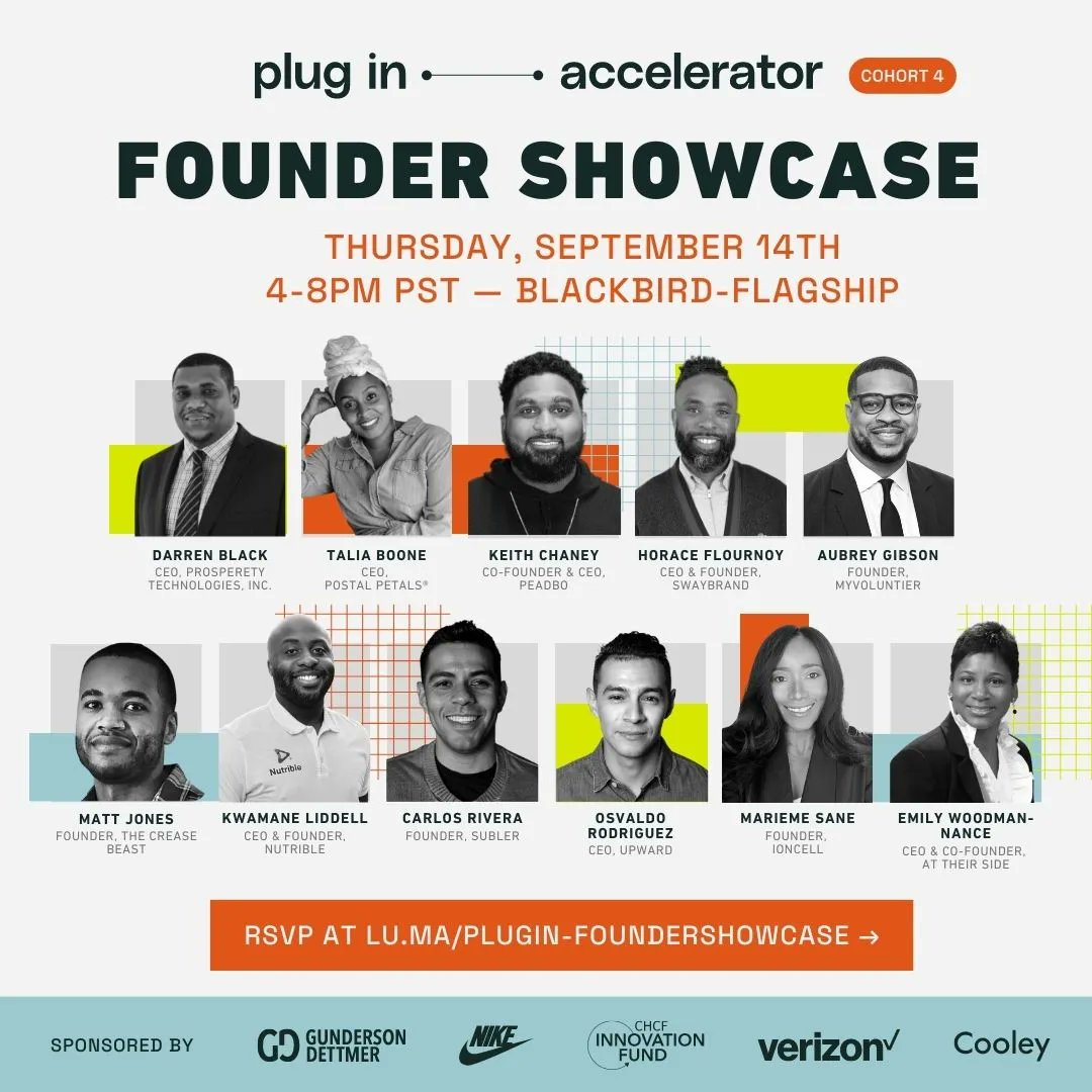 In the LA area? Join us next Thursday (9/14) for the @pluginsouthla founder showcase! In addition to learning more about us and the other amazing founders, you'll be first to hear a special announcement from the Peadbo team!  👀
