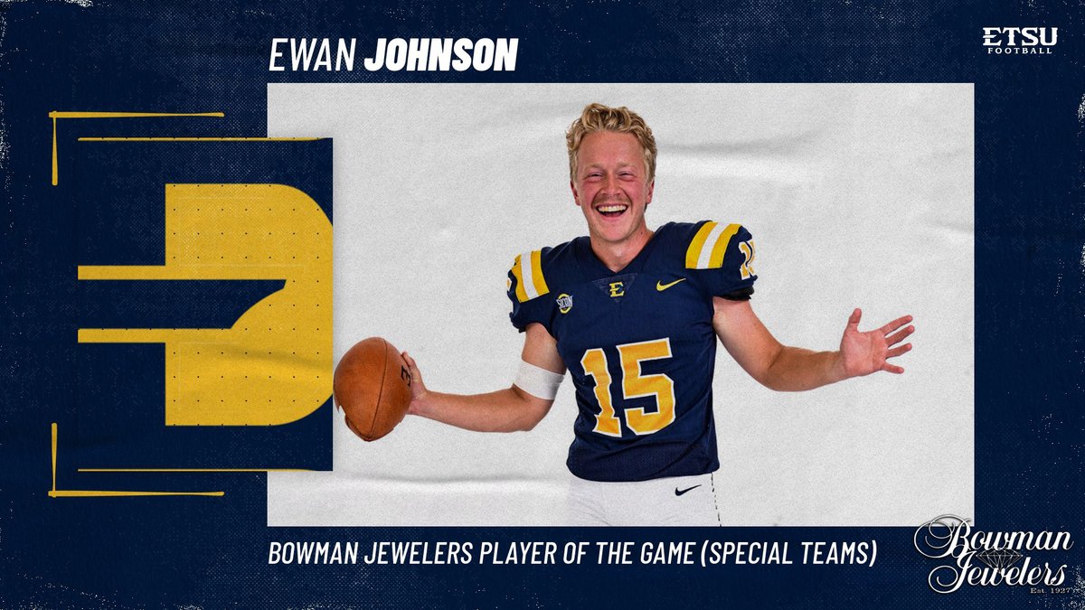 Congrats to our <a href="/BowmanJewelers/">Bowman Jewelers</a> Players of the Game from Saturday❗️ 

🔹 <a href="/chris14hope/">Chris Hope</a> - 𝗗𝗲𝗳𝗲𝗻𝘀𝗲
🔹 <a href="/maywell21/">Max  Evans</a> - 𝗗𝗲𝗳𝗲𝗻𝘀𝗲
🔹 <a href="/xavierGaillard1/">XAV_GAILLO</a> - 𝗢𝗳𝗳𝗲𝗻𝘀𝗲
🔹 <a href="/e_johnson36/">Ewan Johnson</a> - 𝗦𝗽𝗲𝗰𝗶𝗮𝗹 𝗧𝗲𝗮𝗺𝘀

#ETSUTough 🏴‍☠️