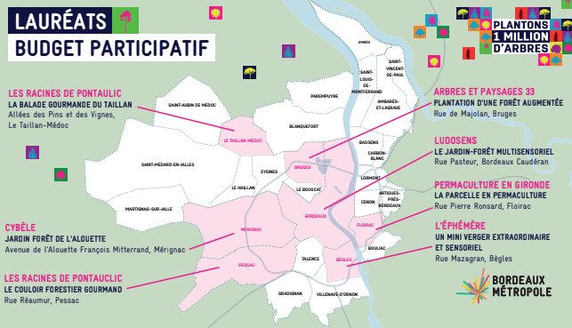 BxMetro's tweet photo. 🗳 À vos votes
Élisez Bordeaux Métropole pour le Prix @oidpoidp "Bonne pratique en participation citoyenne" 2023.
🌲C'est le budget participatif de l'opération "Plantons 1 million d'arbres" qui a été retenu. https://t.co/a8O2UYDdQW https://t.co/bTwVtkXYa3