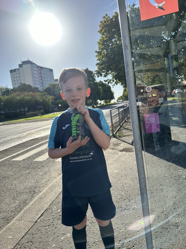 1986_linzi's tweet photo. @PrimeHydrate all set for football with his glow berry prime my boy Lucas said it’s by far best flavour. Need it in the shops in Glasgow. https://t.co/uQ1BbUUNG1