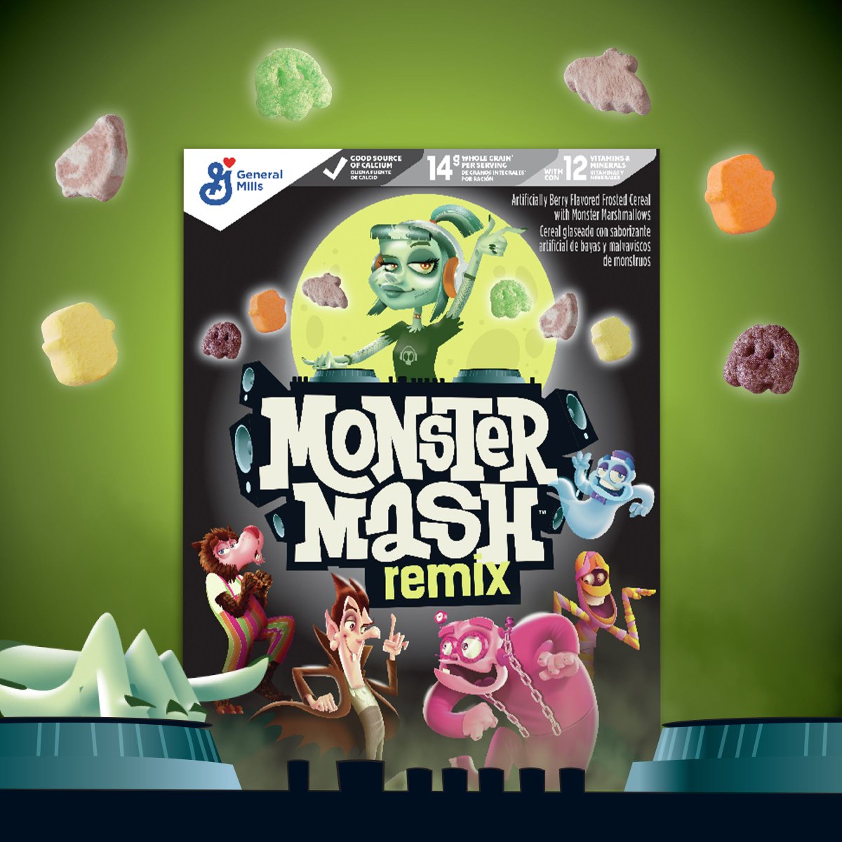 Have you heard? DJ Carmella Creeper, the Monsters' newest member, has dropped what's sure to be the hottest song of spooky season: 'Monster Mash Remix,' now available for streaming on all major platforms, including Spotify, Apple Music and YouTube. 🎶 🎧 #MonstersCereals