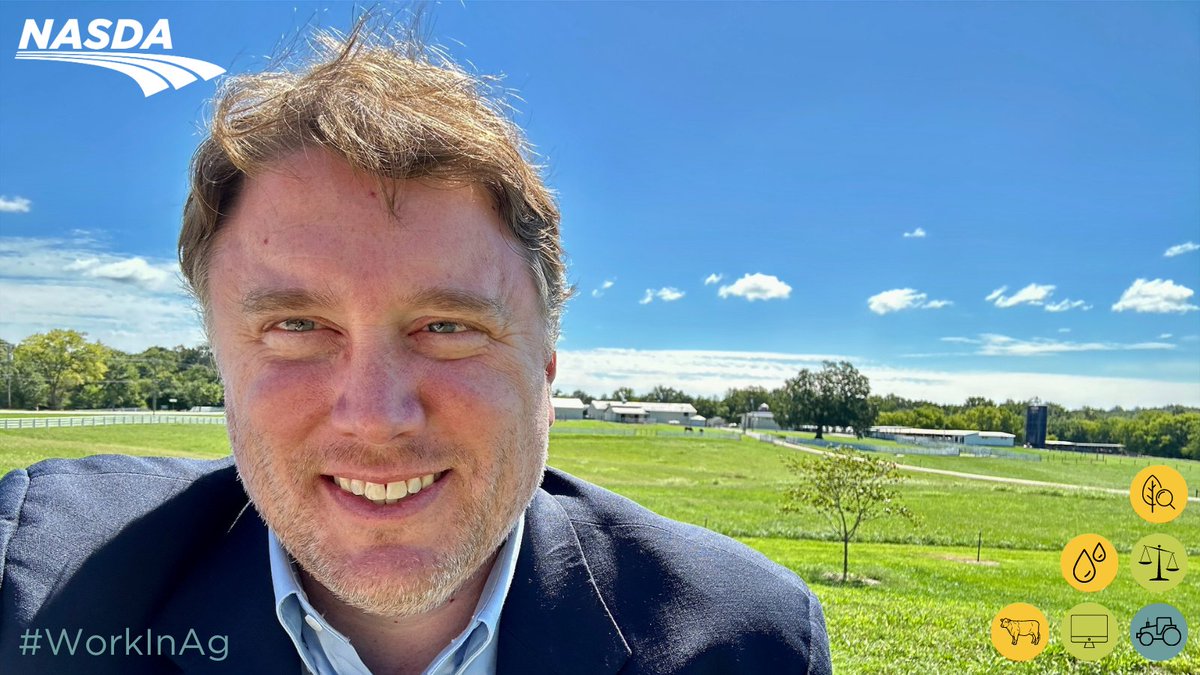 NASDAnews's tweet image. NASDA Partner @SASInstitute joined us in celebrating careers in agriculture. Meet Andy Curliss, SAS Institute’s National Director of Strategic Initiatives, and learn why he is proud to #WorkInAg. Read more at nasda.org/workinag/.