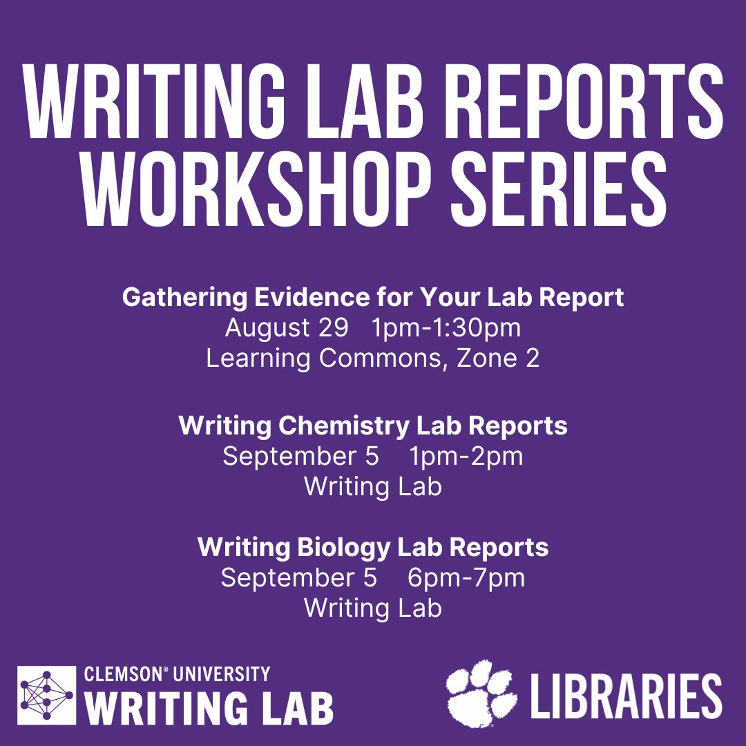Clemson Writing Lab (@clemson_writing) on Twitter photo 