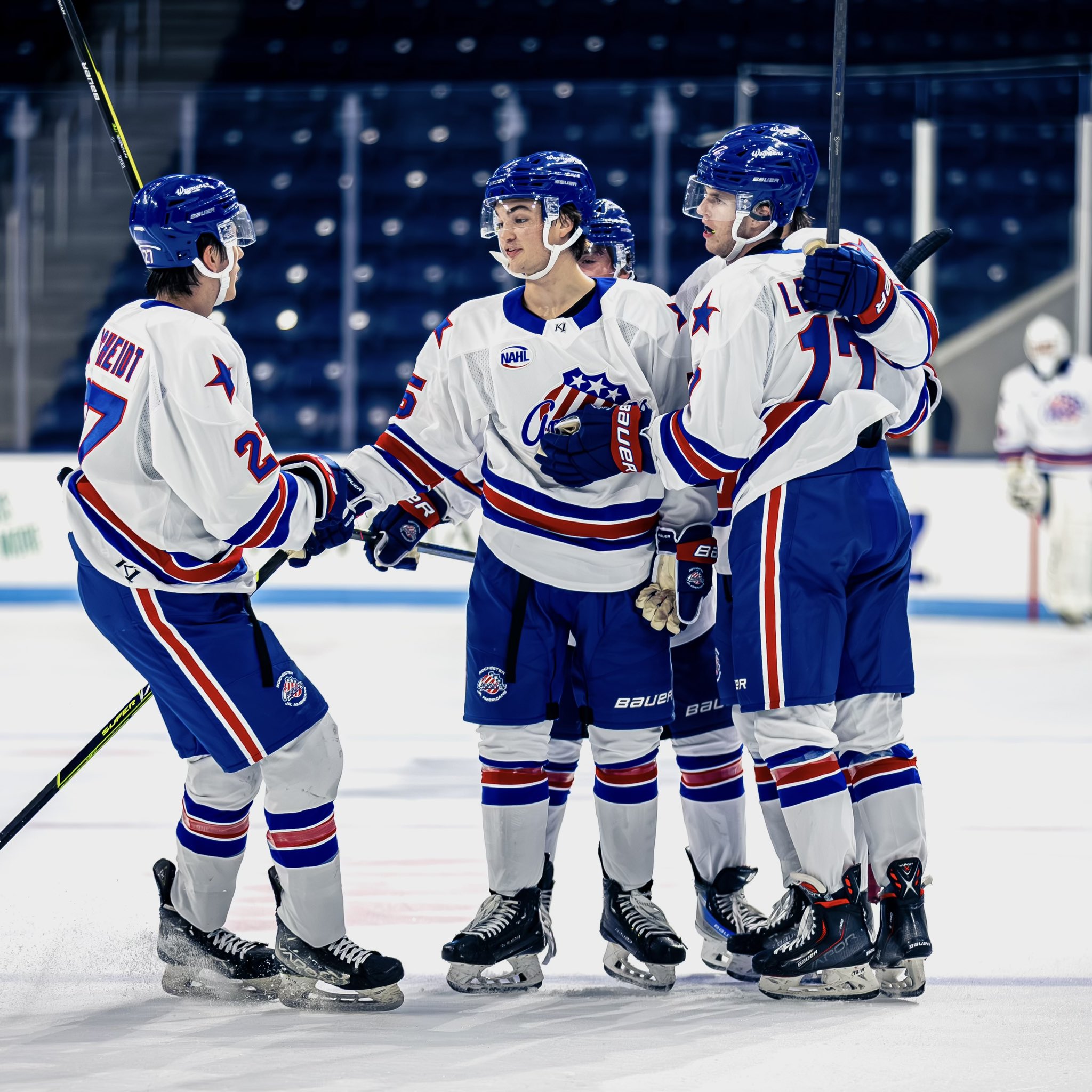 We are the Jr. Amerks, We are the area's largest youth hockey  organization. We provide exceptional instruction and competitive  opportunities for boys and girls at every age and