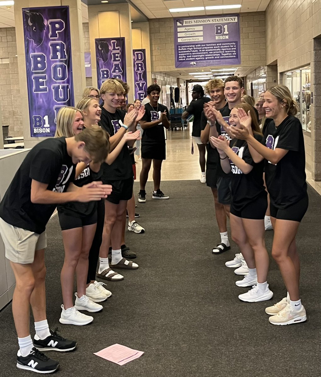 It’s been a great Freshman First Day at BHS thus far! We had a fun start on Bison Field West, toured the building with our BHS Student Leaders, and participated in class meetings. We’re excited for you to be part of our BHS family, Class of 2027! B1!