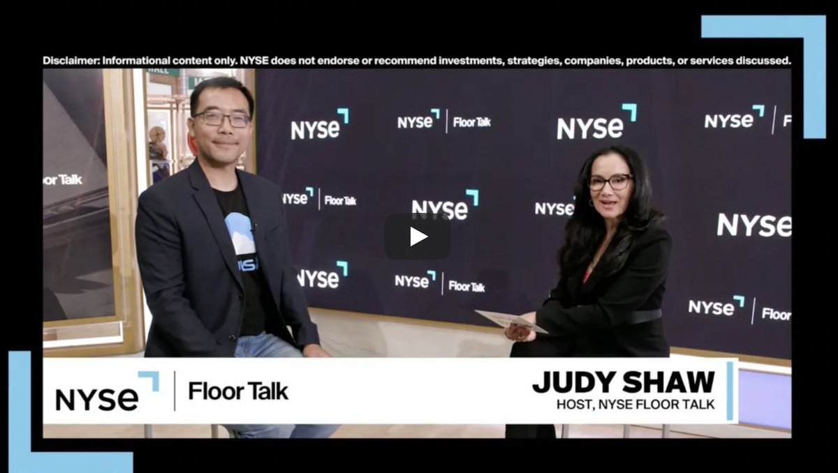 🚀 Our CEO, ❄️Mingsheng Hong, was featured on #NYSEFloorTalk with Judy Shaw. They had a great chat about our mission, unique capabilities, and how we maximize ROI for Data Cloud users. ☁

Watch now to learn more about our journey. 💪

youtube.com/watch?v=qm-7JP…
