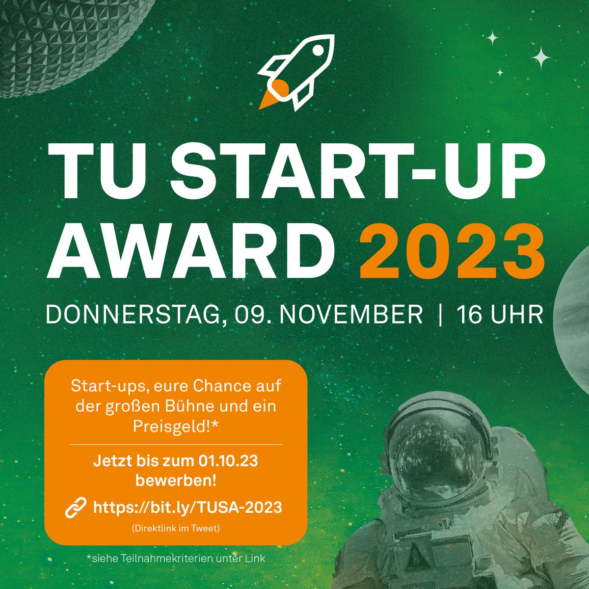 Start-ups aufgepasst! 🚀 Der TU Start-up Award geht in die nächste Runde. Sichert euch bis zum 01.10.23 einen Startplatz für den Pitch-Contest oder die Messe. Weitere Informationen unter: bit.ly/TUSA-2023
#escNRW #tudortmund #innovation #pitchcontest