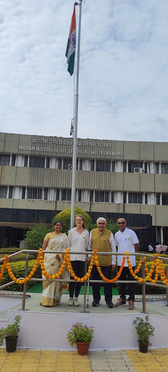 ankatzenberger's tweet photo. Reflecting on a productive and fun research stay @iitmpune in August. Grateful for the valuable insights in the diverse monsoon research conducted there, the feedback on my presented work as well as the hospitality. Big thanks to everyone who made it a great stay. https://t.co/9GwUljoRdA