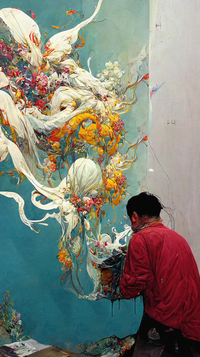 0009ine's tweet image. GM☀️

walls tell stories