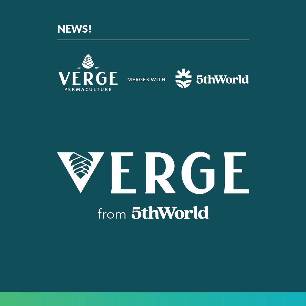 BIG news - Verge Permaculture <a href="/vergepc/">Verge Permaculture</a>  is joining forces with <a href="/5thWorld_com/">5TH WORLD</a> to create a powerhouse of regenerative land solutions. #regenag #regenerativeagriculture  newswire.ca/news-releases/…