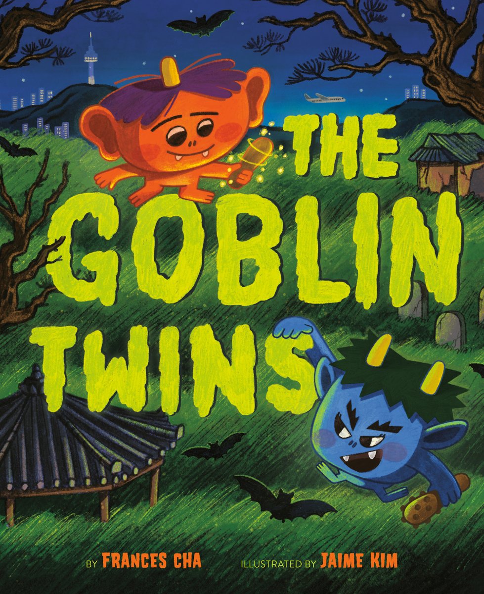 <a href="/afrounicorn1/">Afro Unicorn</a> <a href="/ChimamandaReal/">Chimamanda Ngozi Adichie</a> <a href="/joelle_avelino/">Joelle</a> Happy #BookBirthday to The Goblin Twins! Two 601-year-old goblin tricksters from Korea embark on an unexpected Halloween adventure in New York City in this tongue-in-cheek picture book.