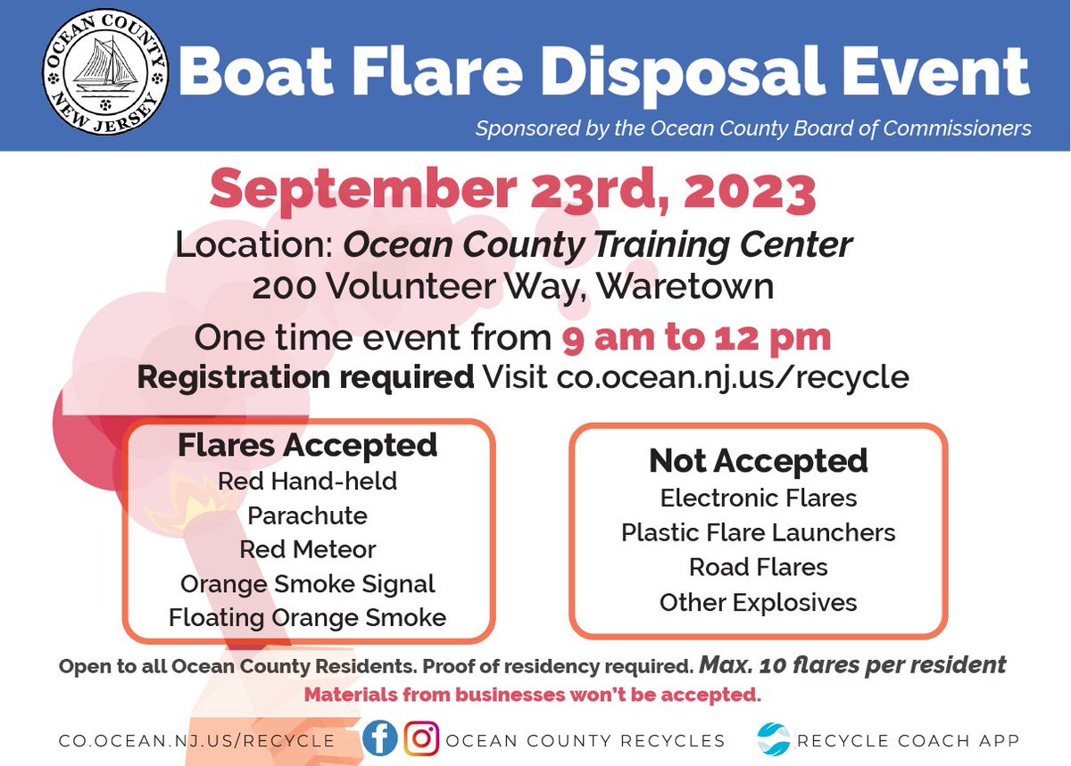 Boat flare disposal event!!!