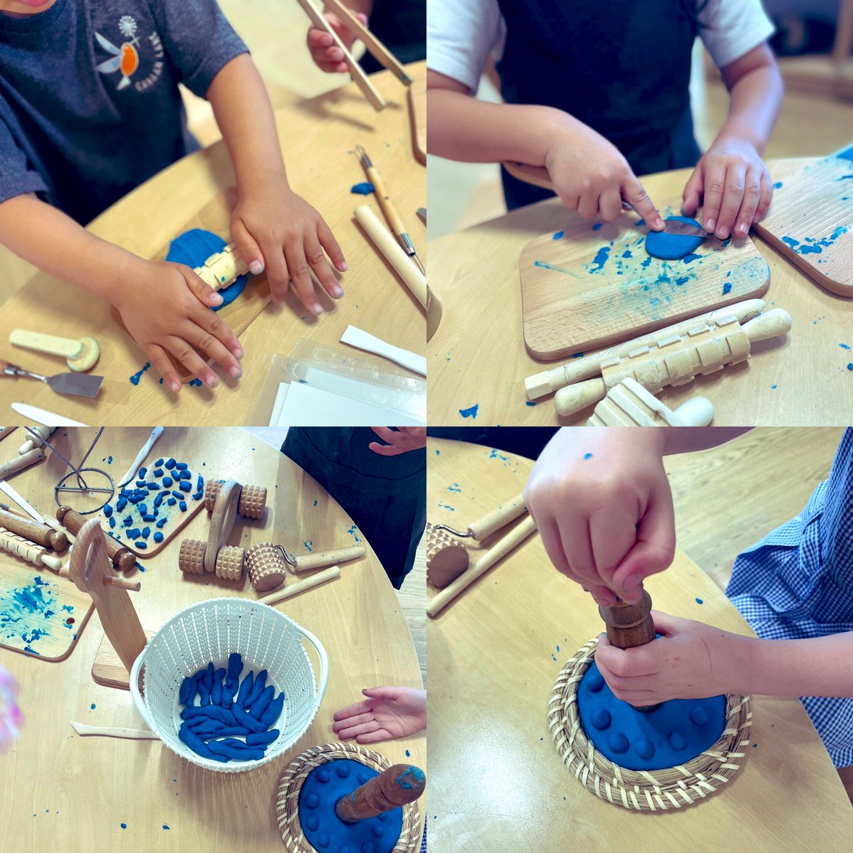 Our learners have loved exploring our new play dough station today! 

Lots of wonderful creativity & imaginative play while strengthening our hands and fingers! 🌈 

“Look I’ve made a birthday cake with 5 candles as I’m going to be 5 tomorrow!”🎂💙

#play4p1 #finemotor #BeingMe