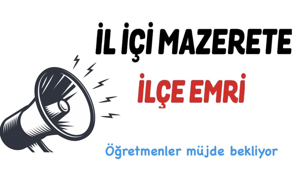 #İlİÇİÖzreİlçEMRİ
<a href="/Yusuf__Tekin/">Yusuf Tekin</a> 
Öğretmenler müjde bekliyor sayın bakanım