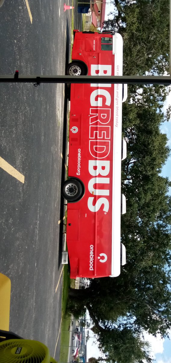 #BigRedBus #OneBloodOrg