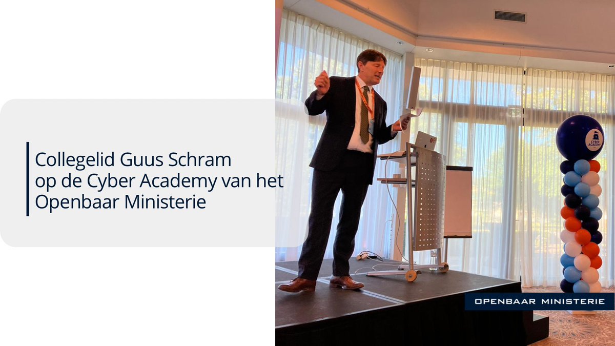 Vandaag mocht ik de afsluiting verzorgen van de eerste dag van de Cyber Academy: een nieuw tweedaags evenement over cybercrime en online criminaliteit, en wat dit betekent voor de opsporing en vervolging. Een mooi evenement met verschillende inspirerende workshops en sprekers.