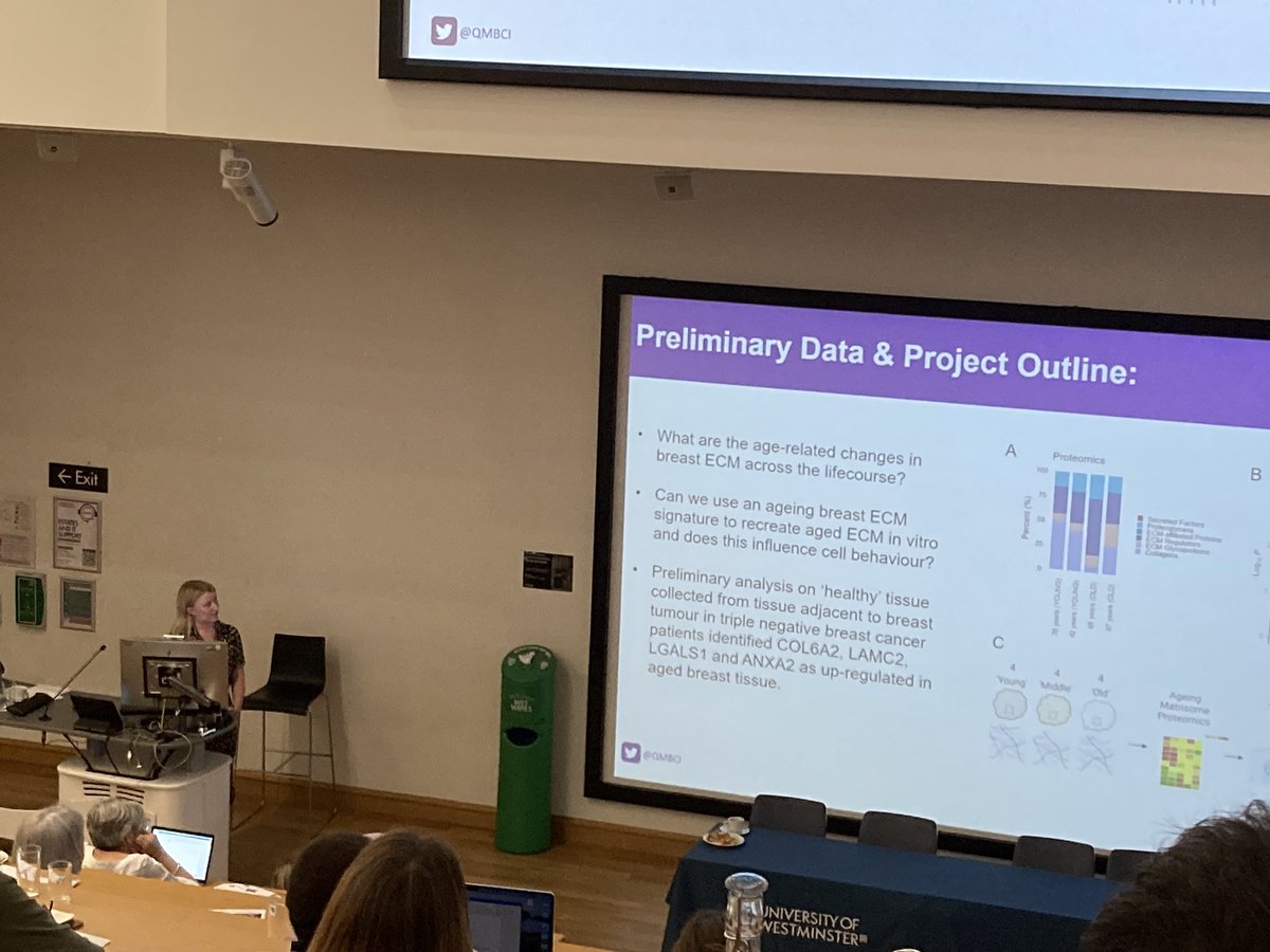 ECMage Ageing Network (@ecmage22) on Twitter photo <a href="/DrEllyTyler/">Elly Tyler</a> at the <a href="/UkAgeing/">UKAN (UK Ageing Network)</a> meeting with her talk on her ECMAge pump priming award project ‘Identifying a breast ageing ECM signature to inform a 3D ageing tissue model’ well done Elly! <a href="/DrEllyTyler/">Elly Tyler</a> at the <a href="/UkAgeing/">UKAN (UK Ageing Network)</a> meeting with her talk on her ECMAge pump priming award project ‘Identifying a breast ageing ECM signature to inform a 3D ageing tissue model’ well done Elly!